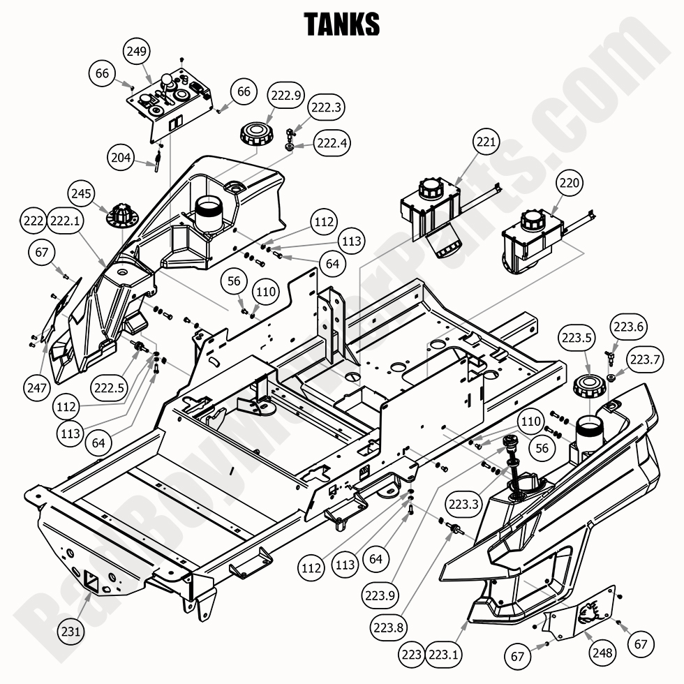 2020 Renegade - Diesel - Fuel Tanks